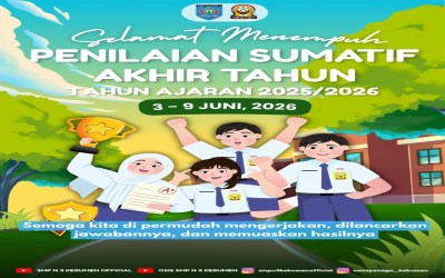 Selamat Menempuh Penilaian Sumatif Akhir Tahun (PSAT) Tahun Ajaran 2025/2026